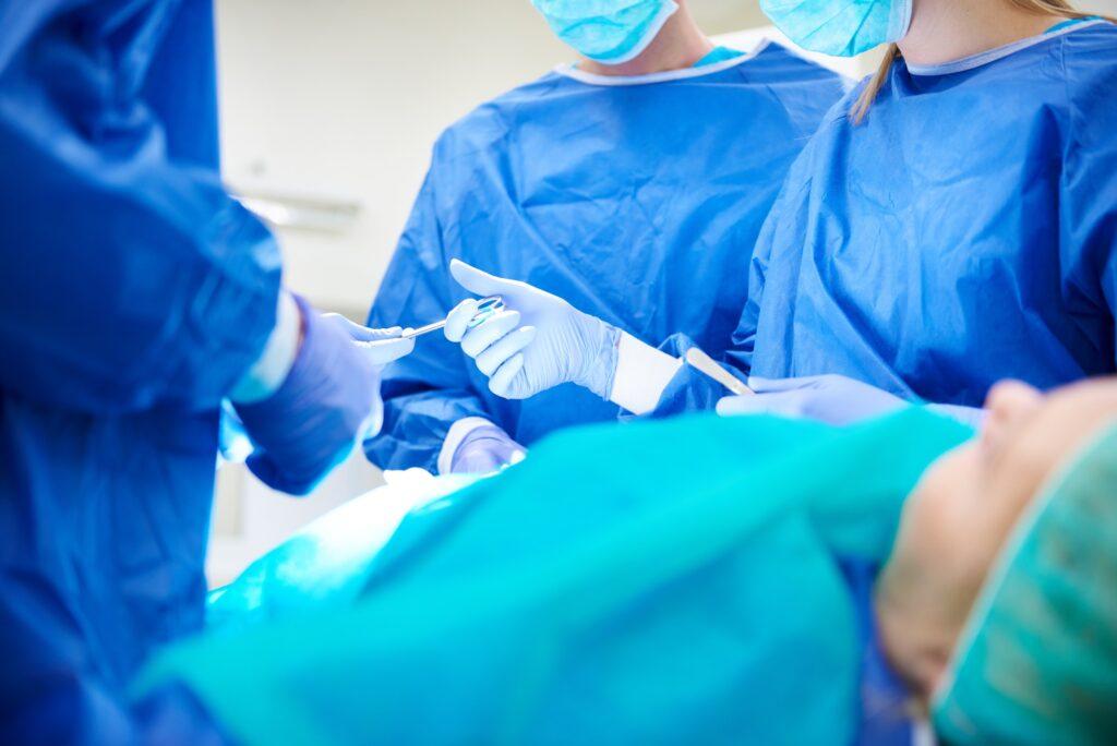 Surgery team in operating room