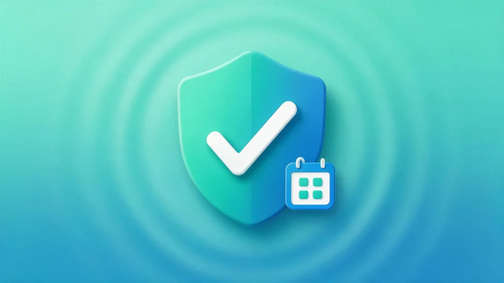 Icono de escudo con check representando detección temprana y prevención